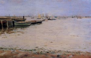 Gowanus Bay -  William Merritt Chase Oil Painting