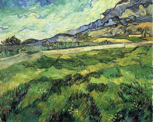 Green Wheatfield - Vincent Van Gogh Oil Painting