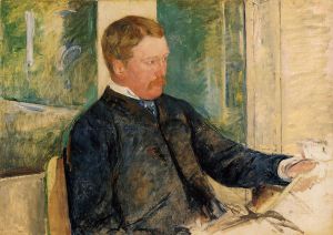 Portrait of Alexander J. Cassatt - Mary Cassatt Oil Painting