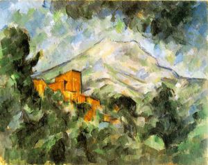 Mont Sainte-Victoire and Chateau Noir - Paul Cezanne Oil Painting