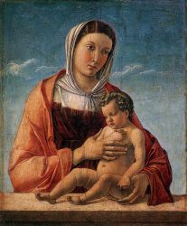 Madonna with the Child III - Giovanni Bellini Oil Painting