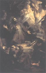 The Stigmatization of St Francis -   Peter Paul Rubens Oil Painting