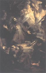 The Stigmatization of St Francis - Peter Paul Rubens Oil Painting