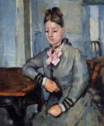 Madame Cezanne Leaning on Her Elbow - Oil Painting Reproduction On Canvas