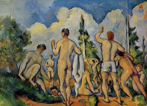 The Bathers II -   Paul Cezanne oil painting