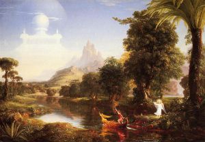 The Voyage of Life: Youth -   Thomas Cole Oil Painting