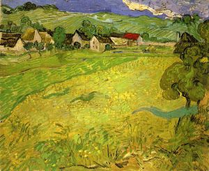 View of Vessenots near Auvers - Vincent Van Gogh Oil Painting