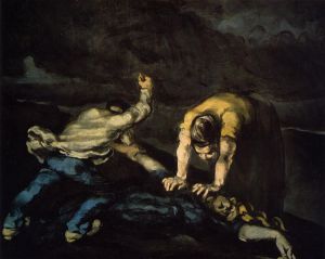 The Murder - Paul Cezanne Oil Painting