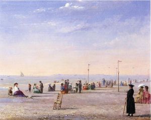 Trouville -   Conrad Wise Chapman Oil Painting