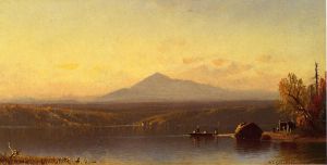 On Walkin Pond, New Hampshire - Alfred Thompson Bricher Oil Painting