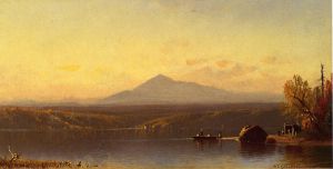 On Walkin Pond, New Hampshire - Alfred Thompson Bricher Oil Painting