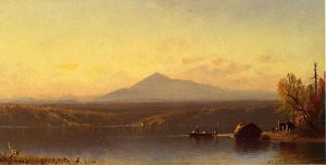 On Walkin Pond, New Hampshire -  Alfred Thompson Bricher Oil Painting