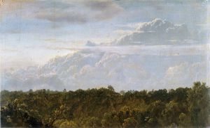 Thunder Clouds, Jamaica -   Frederic Edwin Church Oil Painting