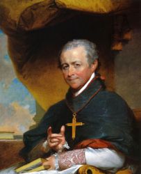 Bishop Jean-Louis Anne Magdelaine Lefebvre de Cheverus - Gilbert Stuart Oil Painting