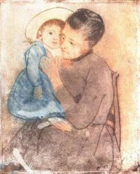 Baby Bill -   Mary Cassatt oil painting,