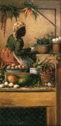 Charleston Vegetable Woman - Oil Painting Reproduction On Canvas