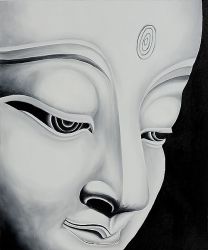 Buddha - Oil Painting Reproduction On Canvas