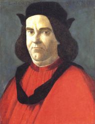Portrait of Lorenzo di Ser Piero Lorenzi - Sandro Botticelli Oil Painting