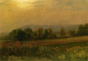 New England Landscape -   Albert Bierstadt Oil Painting