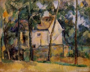 House and Trees -  Paul Cezanne Oil Painting
