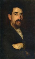 The Master Smith of Lyme Regis - James Abbott McNeill Whistler Oil Painting