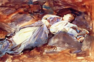 Violet Sleeping - Oil Painting Reproduction On Canvas