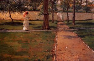 In Brooklyn Navy Yard -   William Merritt Chase Oil Painting