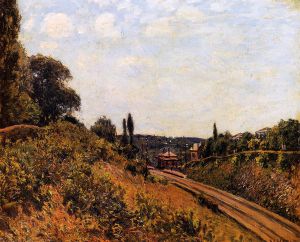 The Station at Sevres -   Alfred Sisley Oil Painting
