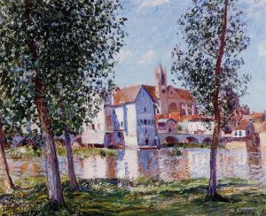 Moret-sur-Loing II -   Alfred Sisley Oil Painting