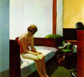 Hotel Room -   Edward Hopper Oil Painting