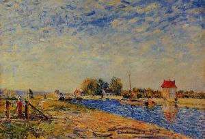 Morning Sun, Saint-Mammes - Oil Painting Reproduction On Canvas
