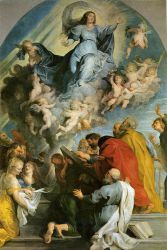 Assumption of the Virgin - Peter Paul Rubens Oil Painting