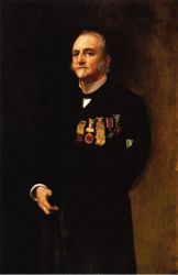 General Lucius Fairchild - John Singer Sargent Oil Painting