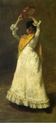 A Madrid Dancing Girl - Oil Painting Reproduction On Canvas