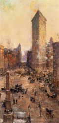 Flatiron Building - Colin Campbell Cooper Oil painting