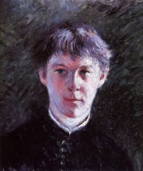 Portrait of a Schoolboy - Gustave Caillebotte Oil Painting