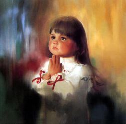 A Christmas Prayer - Donald Zolan Oil Painting