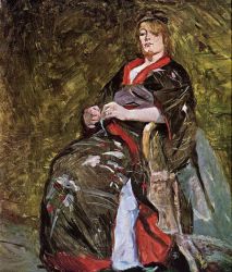 Lili Grenier in a Kimono - Oil Painting Reproduction On Canvas