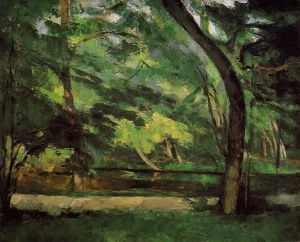 The Etang des Soeurs at Osny -   Paul Cezanne Oil Painting