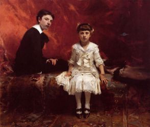 Edouard and Marie-Louise Pailleron - John Singer Sargent oil painting