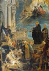 Miracle of St Francis - Peter Paul Rubens Oil Painting