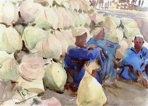 Egyptian Water Jars -  John Singer Sargent oil painting