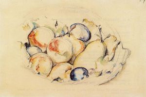 Fruits -  Paul Cezanne Oil Painting