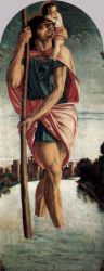 Polyptych of San Vincenzo Ferreri (left panel) -  Giovanni Bellini Oil Painting