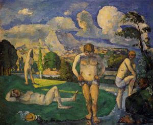 Bathers at Rest -   Paul Cezanne oil painting