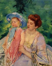 En Bateau, Le Bain -  Mary Cassatt oil painting,