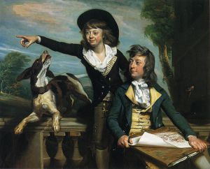 Charles Callis Western and His Brother Shirley Western) -   John Singleton Copley Oil Painting