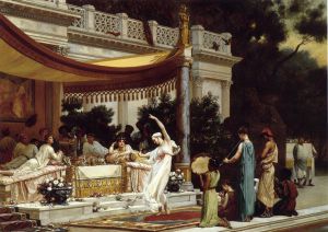 Pleasant Hours in the House of Lucullus - Gustave Boulanger Oil Painting