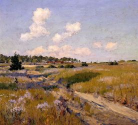 Afternoon Shadows - William Merritt Chase Oil Painting