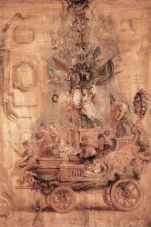 The Triumphal Car of Kallo (sketch) -   Peter Paul Rubens Oil Painting